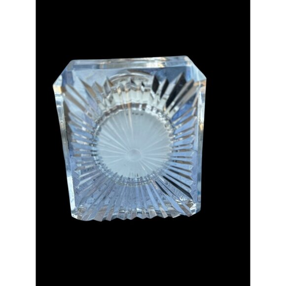 Vintage Staiger Quartz Lead Crystal Clock By Cristal d’Arque With Roman Numerals - Picture 2 of 5